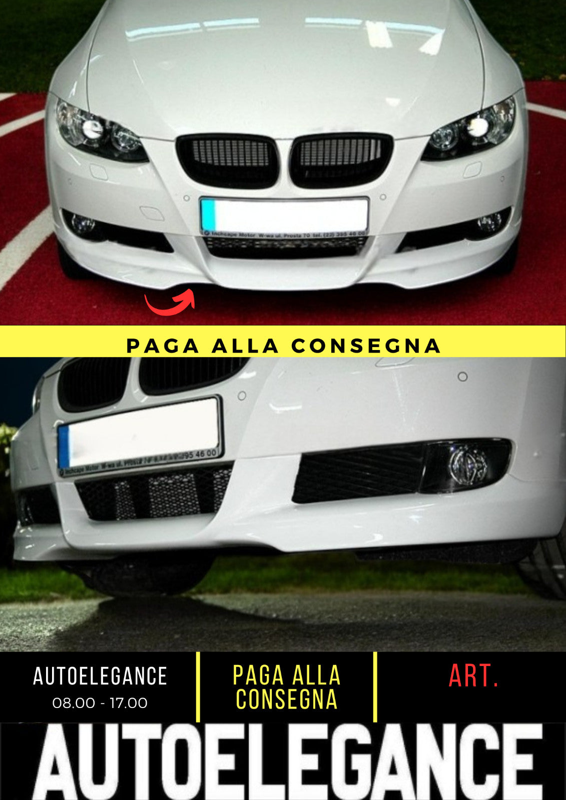 ✌️😎SPLITTER ANTERIORE ADATTO PER BMW SERIE 3 E92 E93😎✌️