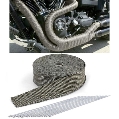 Exhaust heat protection tape titanium heat tape up to 900° 