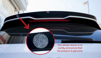 SPLITTER SUITABLE FOR VW GOLF 8 GTI GTD RLINE LOOK GLOSSY BLACK SPORTY DESIGN 