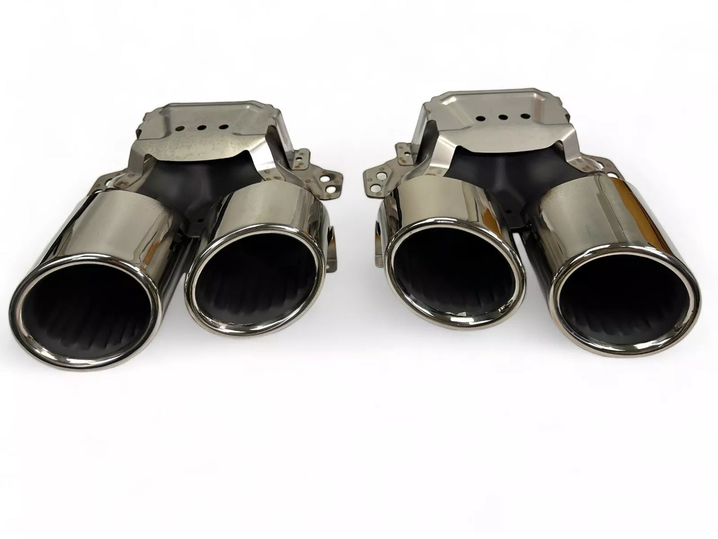 Rear Spoiler Diffuser + Exhaust Tips SUITABLE For Mercedes W167 GLE COUPE