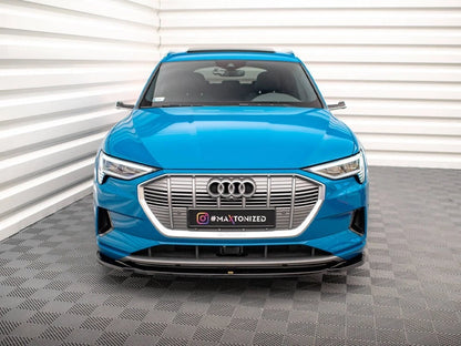 💕 Splitter   adatto per  Audi E-Tron nero lucido 💕