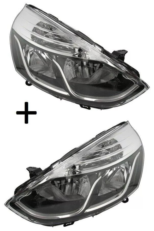 HEADLIGHT PROJECTOR LEFT + RIGHT RENAULT CLIO 4 GT 12- H7 H1