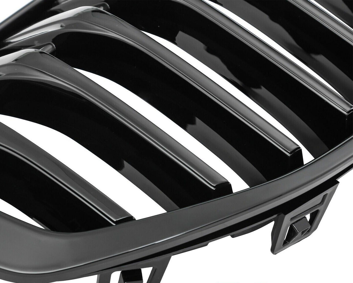 RADIATOR GRILLE KIDNEY GRILLE GLOSS BLACK SINGLE BRIDGE FOR BMW 1 SERIES F40 5