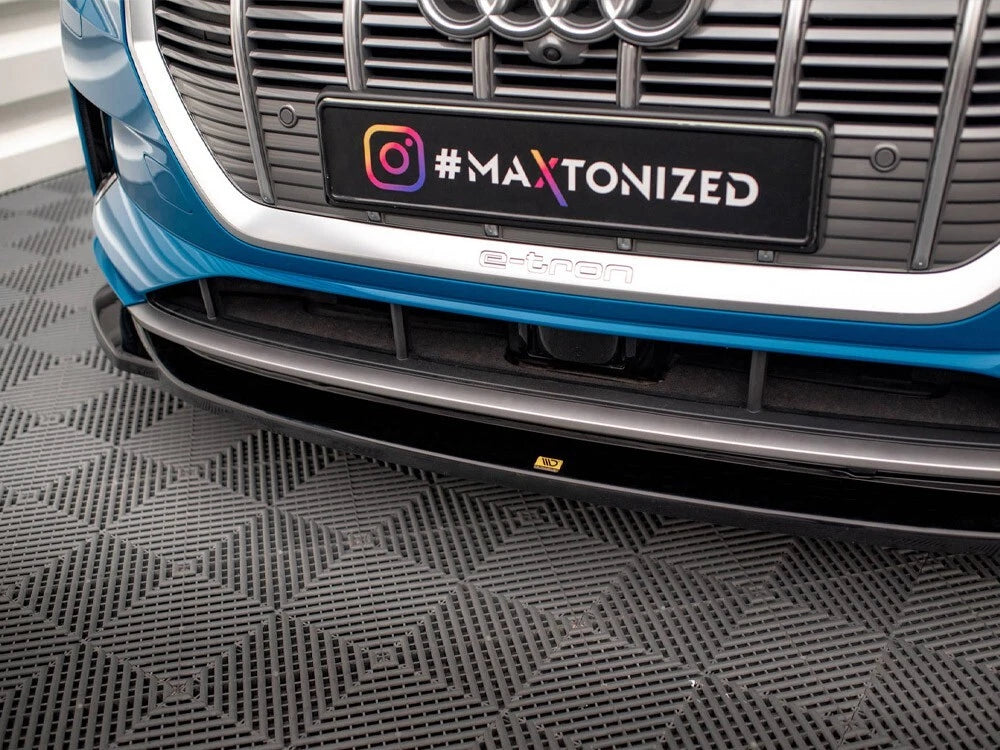 💕 Splitter   adatto per  Audi E-Tron nero lucido 💕