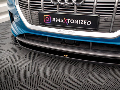 💕 Splitter   adatto per  Audi E-Tron nero lucido 💕