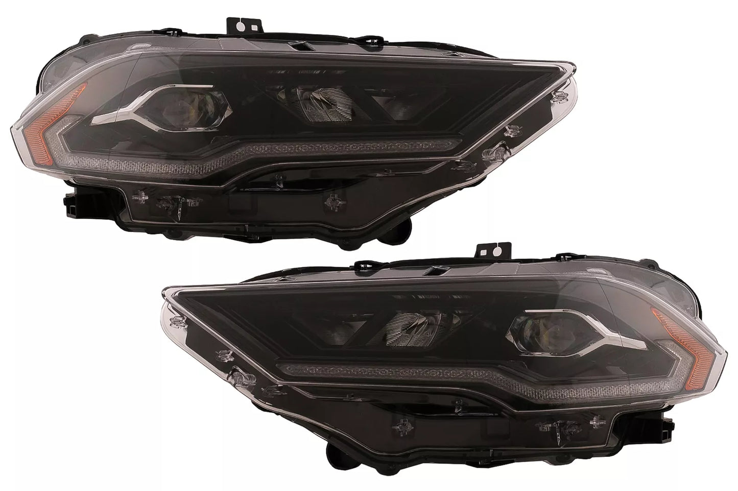 ✨Faro proiettore led per Ford Mustang vi mopf 18-2023 nero doppio proiettore✨