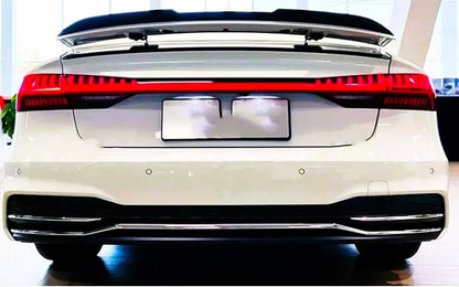 🤍KIT Spoiler Nero Lucido Adatto Per Audi A7 S7 RS7 2018+🤍