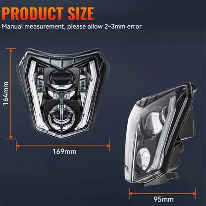 🔥Faro LED E24 Plug&Play – KTM EXC / XC-W 250–350 (2017–2021)🔥