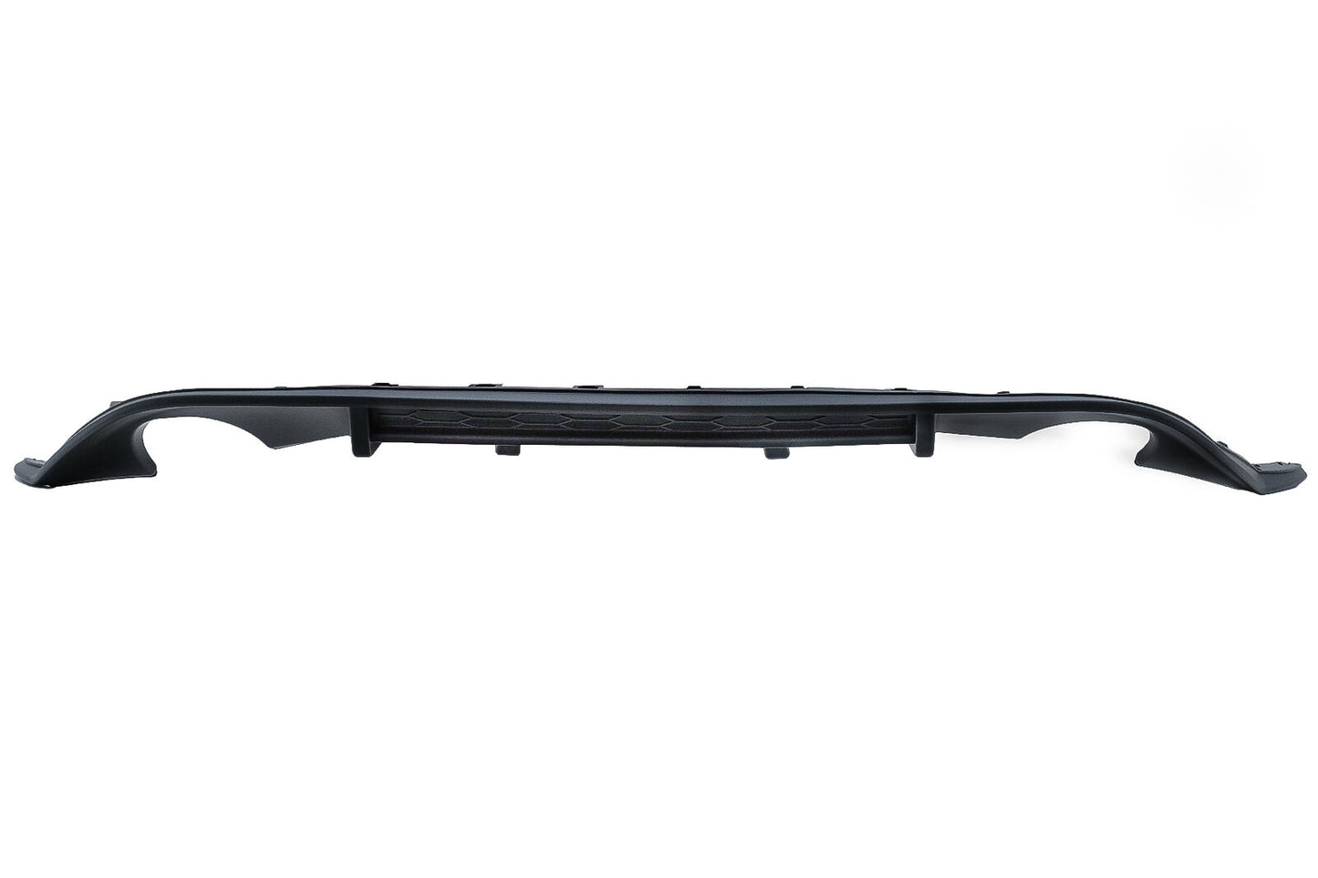 Twin Diffuser Single Exhaust Tips For VW Golf 7 13-16 GTI Look 