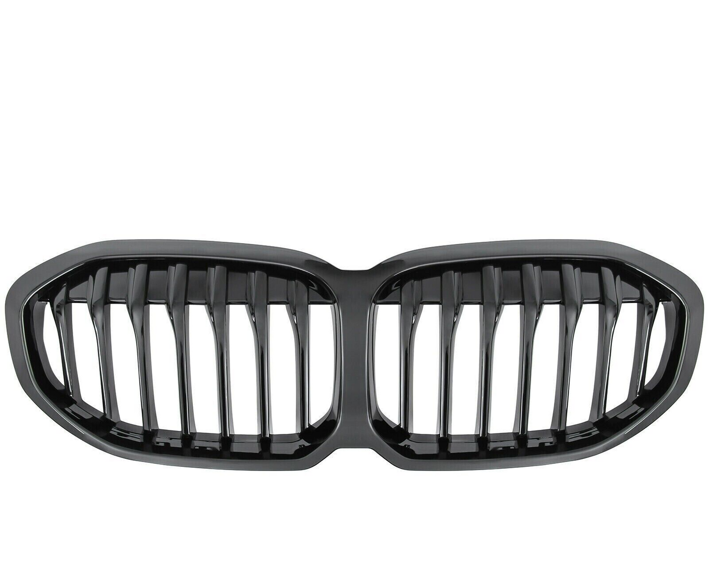 RADIATOR GRILLE KIDNEY GRILLE GLOSS BLACK SINGLE BRIDGE FOR BMW 1 SERIES F40 5