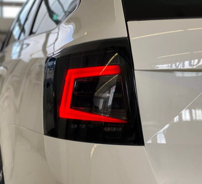 Fanali Posteriore LED per Ford Transit Custom dal 2012 Fanale Posteriore Nero Luci Posteriore