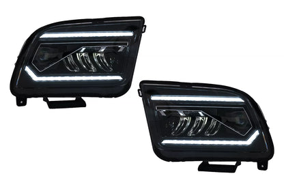 😎Fari LED per Mustang V Pre-Facelift 05-09 Luci Svolta Dinamiche Headlights😎