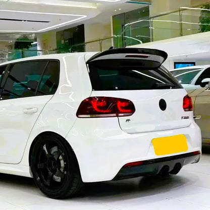 😍Spoiler nero lucido adatto per VW Golf MK6 GTD GTI R20 R 2008-2013😍