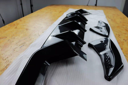 🔥Glossy Black Diffuser Kit with Rear Diffuser Suitable for VW Golf R MK7🔥