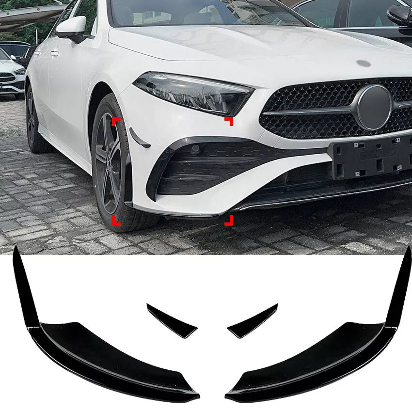 🔥AERO FLAPS SPLITTER ADATTO PER  Mercedes W177 Classe A facelift🔥