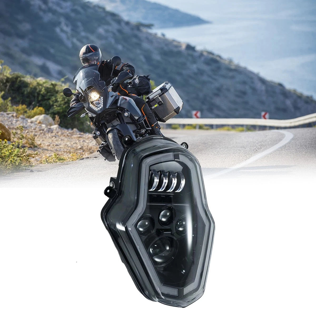 🔥Faro LED – KTM Adventure / Super Duke R (2015–2019)🔥