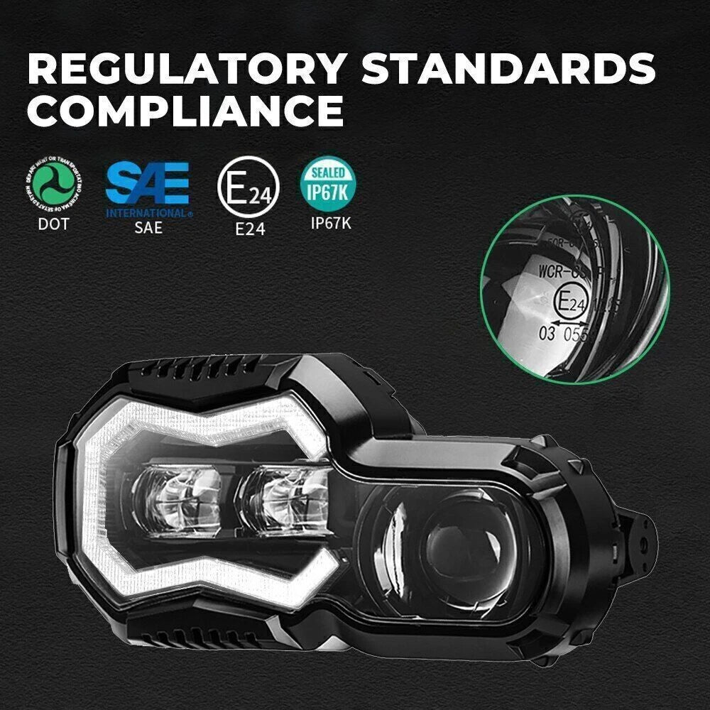 🔥Faro LED E24 – BMW F 650 / F 700 / F 800 GS – F 800 R🔥