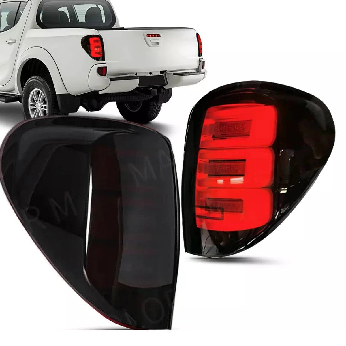 🔥Coppia Fanali Posteriori LED – Mitsubishi L200 / Triton (2005–2016)🔥
