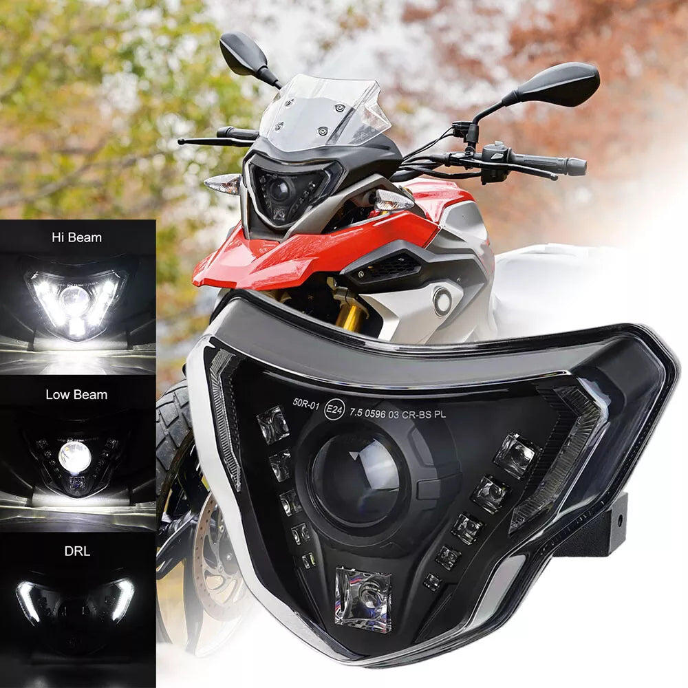 🔥Faro LED E24 DRL + Angel Eye – BMW G310GS / G310R🔥