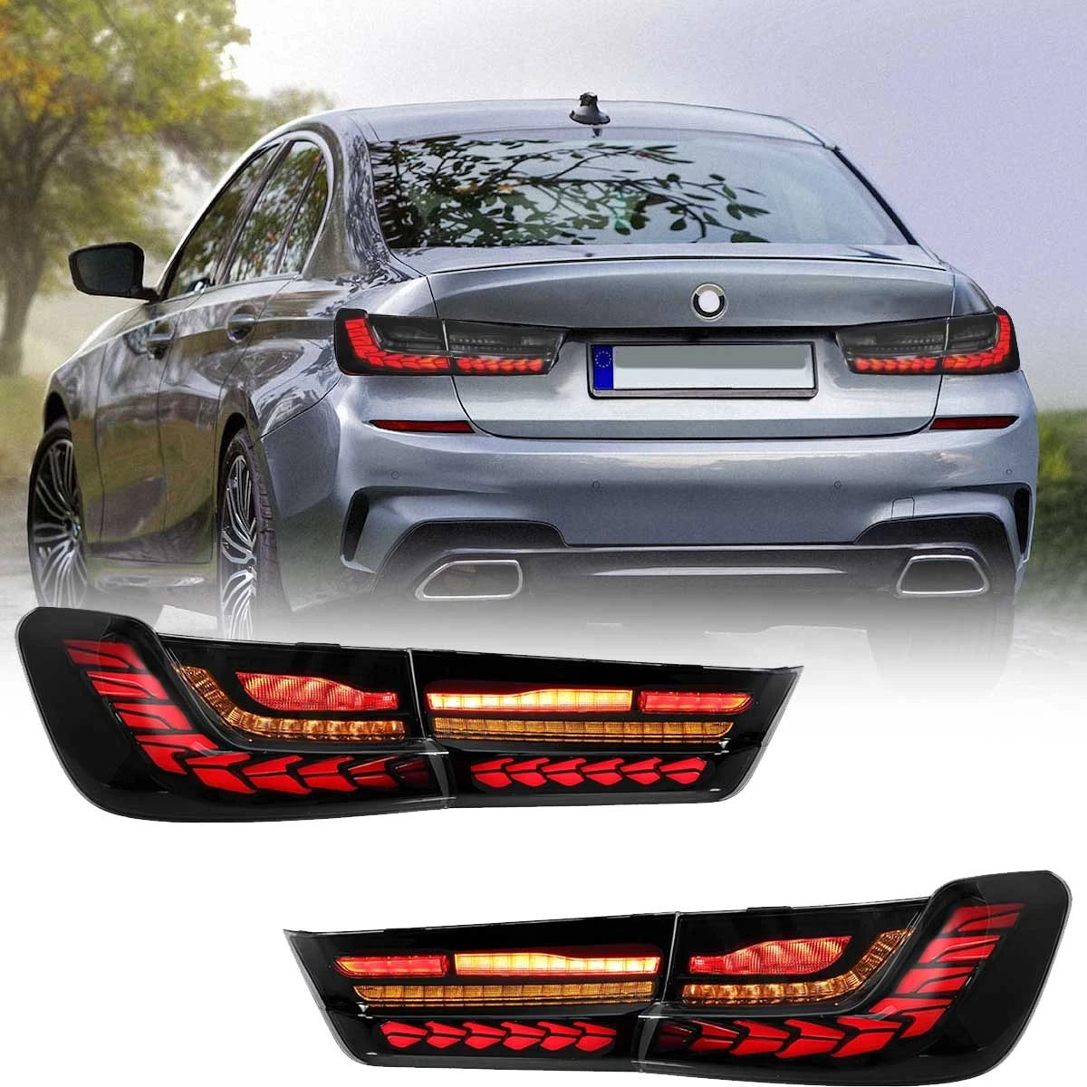 🔥Fanale Posteriore LED con Avvio Animato – BMW Serie 3 G20 / M3 (2019–2022)🔥