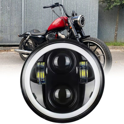 🔥Faro LED E24 + DRL – Harley-Davidson Sportster XL 1200 / 883 Iron🔥
