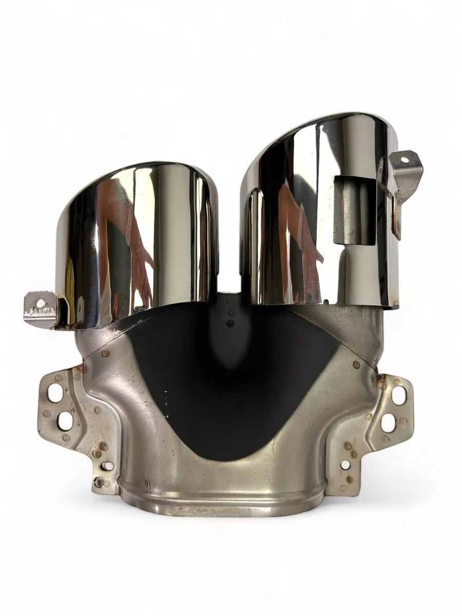 Rear Spoiler Diffuser + Exhaust Tips SUITABLE For Mercedes W167 GLE COUPE