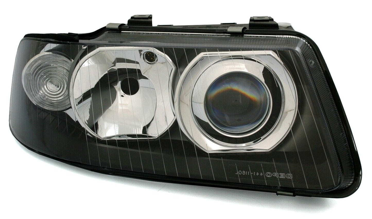 Set of headlights restyling for AUDI A3 8L in black left + right H1 H7 halogen 