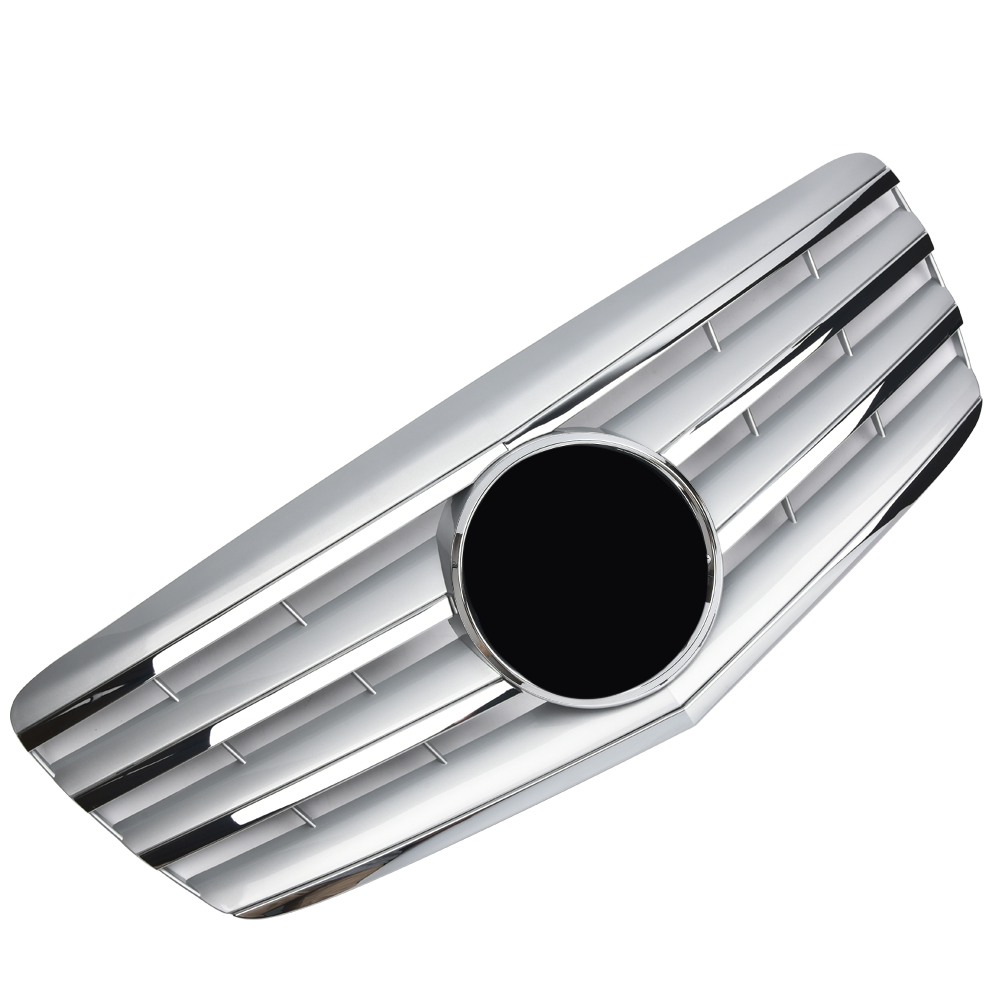 Griglia sportiva griglia per Mercedes W211 S211 E 2006-2009 cromo argento AMG