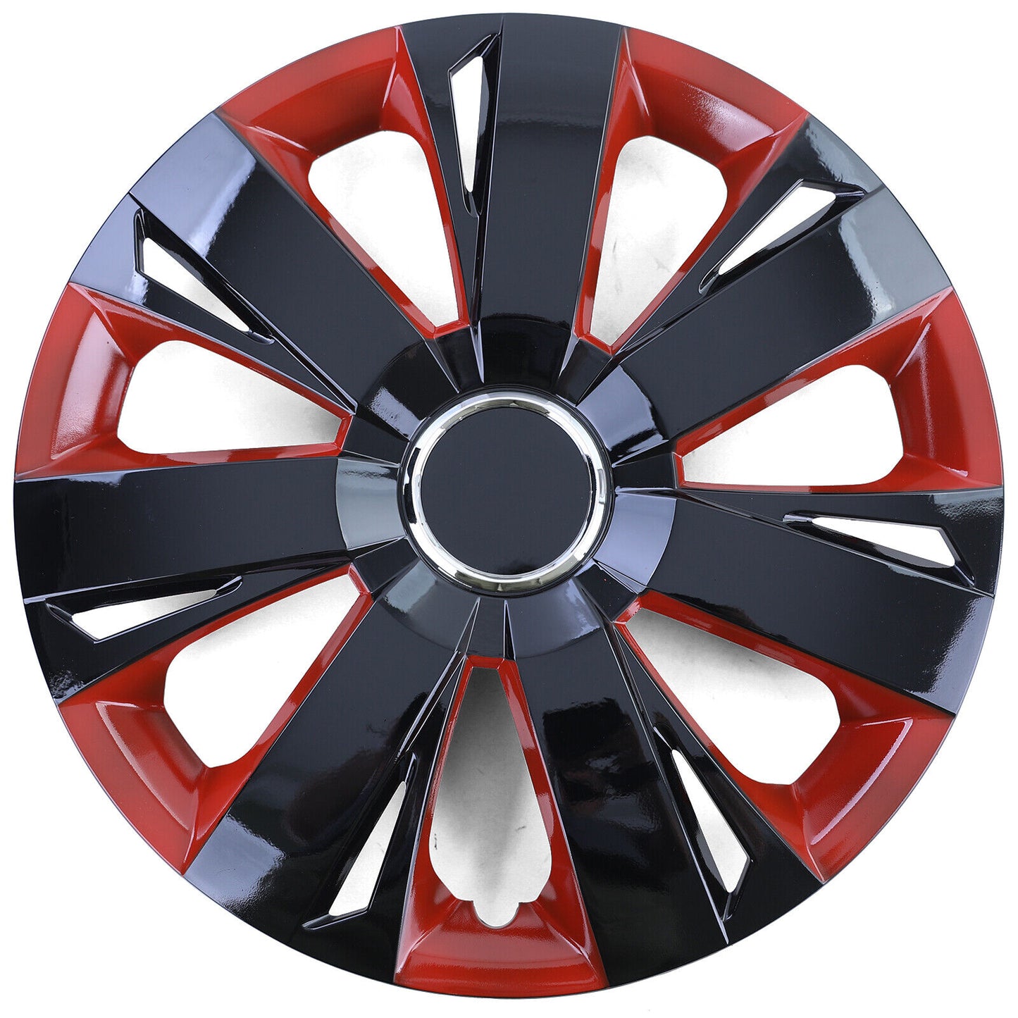 Copricerchi Tenzo-R XI per cerchi in acciaio 15"" nero rosso