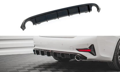 💫Street+ Diffusore Posteriore adatto per BMW Serie 3 G20 / G21 Nero Lucido💫