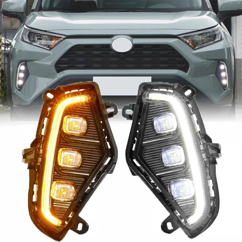 🔥Faro LED con Svolta + DRL + Fendinebbia – Toyota RAV4 (2019–2022)🔥