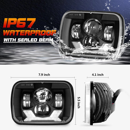 🔥Fanali Frontali LED + Frecce – Fiat 126 / 126 BIS (1972–1992)🔥