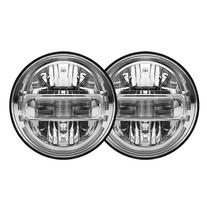 🔥Coppia Fari LED 7" Argento E24 – Volkswagen Golf MK2🔥