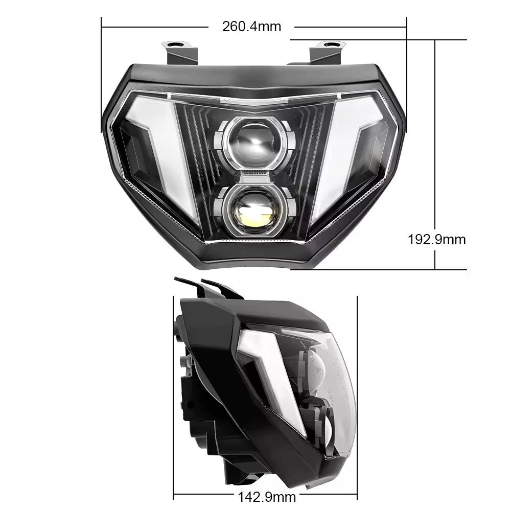 🔥Fanale Anteriore – Yamaha MT-09 / FZ-09 (2014–2016)🔥