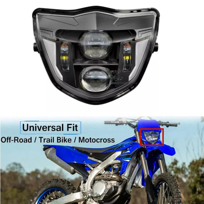 🔥Faro LED E24 + DRL – Yamaha WR250F / WR450F (2014–2023)🔥