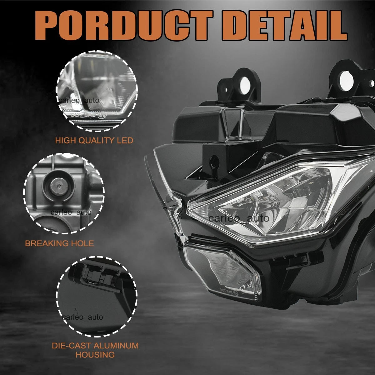 🔥Faro LED Hi/Low Beam Plug&Play – Kawasaki Z500 / ER500 2024🔥