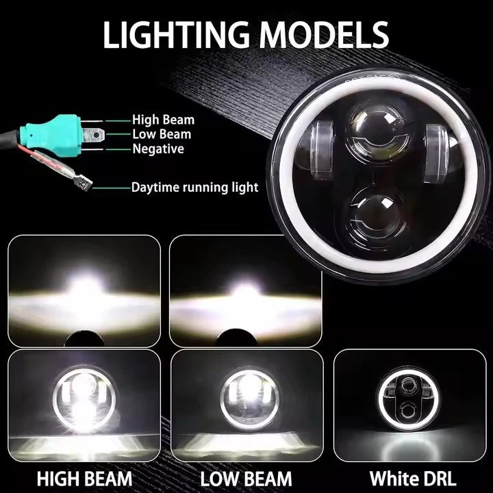 🔥Faro LED E24 + DRL – Harley-Davidson Sportster XL 1200 / 883 Iron🔥