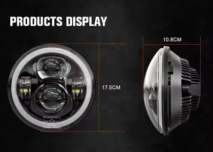 🔥E24 – Coppia Fari LED con Segnale – Jeep Wrangler TJ / LJ / JK🔥