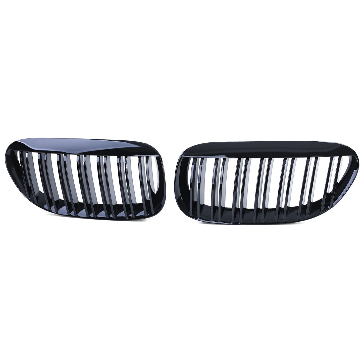 Griglia radiatore sportiva doppia barra lucida adatta per BMW Serie 6 E63 E64