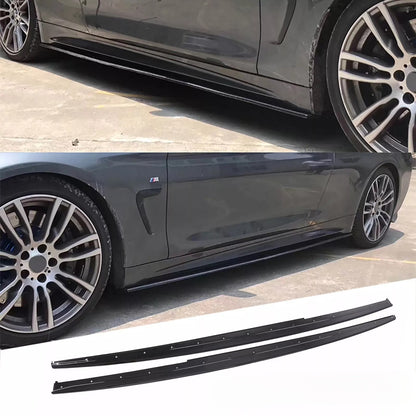 ❤️‍🔥Minigonne laterali per BMW Serie 3 F30 F31 NERO LUCIDO❤️‍🔥