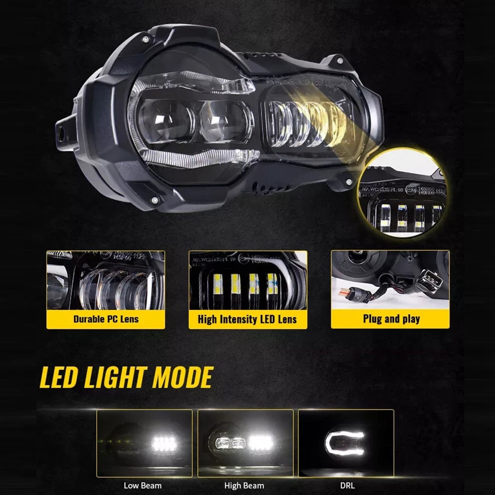 🔥Faro Anteriore LED – BMW R1200GS / ADV / ST (2004–2013)🔥