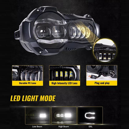 🔥Faro Anteriore LED – BMW R1200GS / ADV / ST (2004–2013)🔥