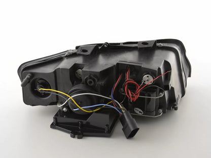 ANGEL EYES FARI PER AUDI A4 8E B6 01-04 LED LUCE DI POSIZIONE NERO