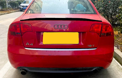 Gloss Black Rear Spoiler suitable for Audi A4 S4 RS4 B7 Sedan 