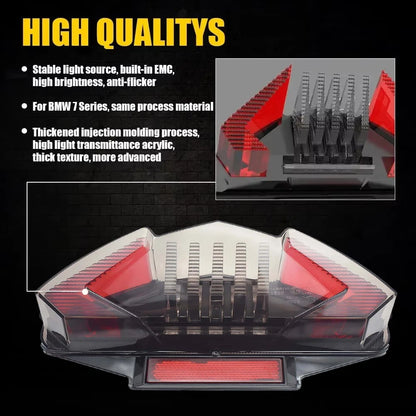 🔥Fanale Posteriore LED – BMW F650GS / F800 / G650GS / R1200GS ADV🔥