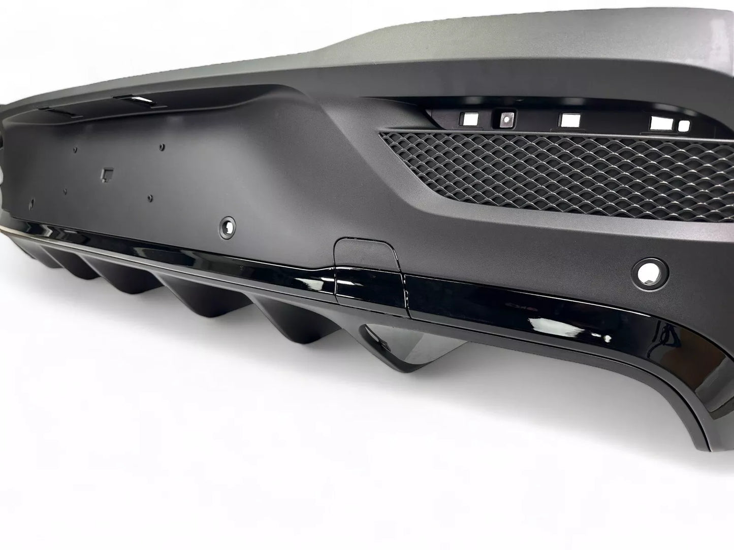 Diffusore+ terminali di scarico NERO ADATTO PER Mercedes W167 GLE COUPE