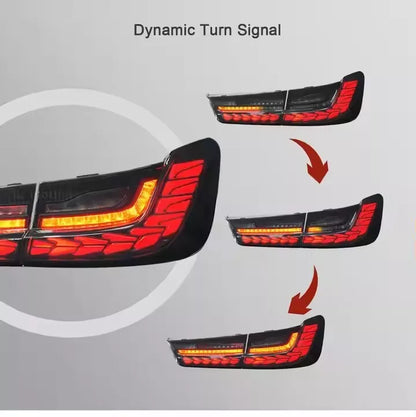 🔥Fanale Posteriore LED con Avvio Animato – BMW Serie 3 G20 / M3 (2019–2022)🔥
