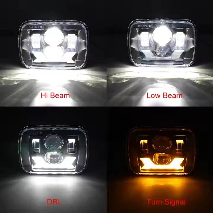 🔥Fanali Frontali LED + Frecce – Fiat 126 / 126 BIS (1972–1992)🔥