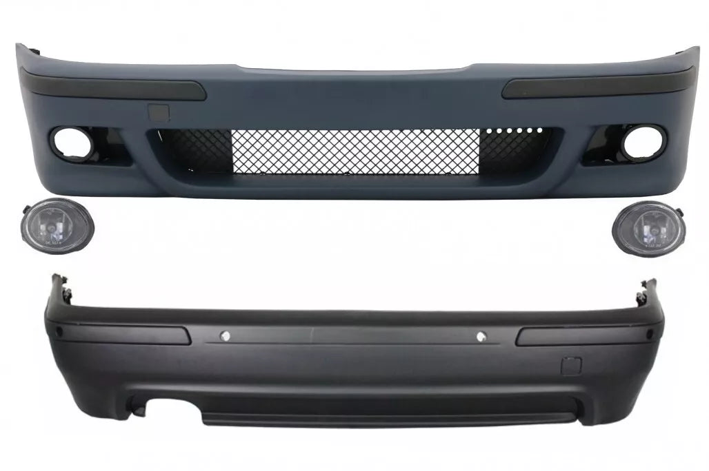 ⭐Bodykit for BMW E39 5er 95-03 M5 Look with Chrome Fog Lights⭐ 
