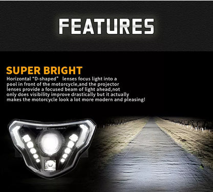 🔥Faro LED E24 DRL + Angel Eye – BMW G310GS / G310R🔥